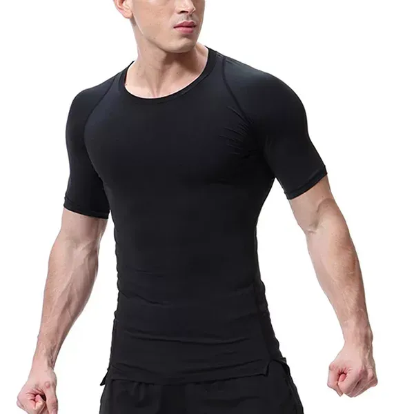 sport t shirt, running t shirt, compression t shirt, quick dry t shirt, men's short sleeve