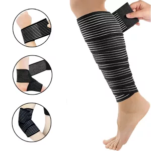 elastic bandage, compression bandage, compression strap, support strap