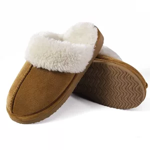 warm slippers, fur slippers, plush slippers, faux fur slippers, house slippers, house shoes