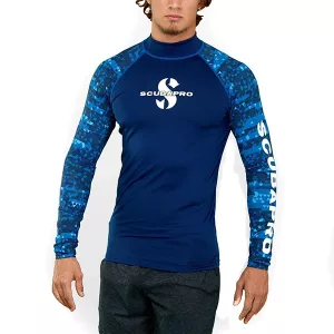 compression shirt, swimming shirt, sun protection shirt, men long sleeve