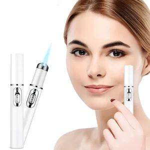 dark circles removal, blue light facial, eye massage tool, facial care tool, blue light therapy, skin spot remover