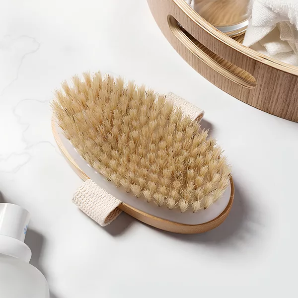 shower brush, exfoliating brush, body massage brush, bristle brush