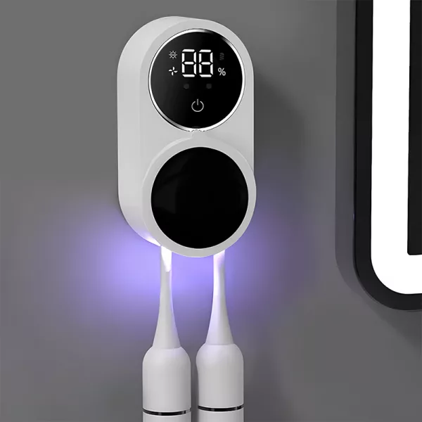 toothbrush holder, electric toothbrush sanitizer, uv toothbrush sterilizer, toothbrush sterilizer, toothbrush disinfection, uv toothbrush cleaner