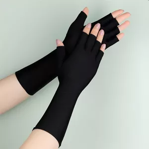 fingerless gloves, long gloves, sun gloves, fingerless long gloves, sun protection gloves, half finger gloves
