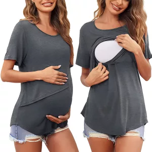 maternity clothes, maternity t shirt, breastfeeding clothes, nursing t shirt