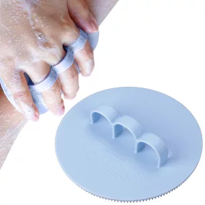 body scrubber, silicone body scrubber, bath scrubber, skin exfoliator, silicone bath scrubber, silicone bath brush