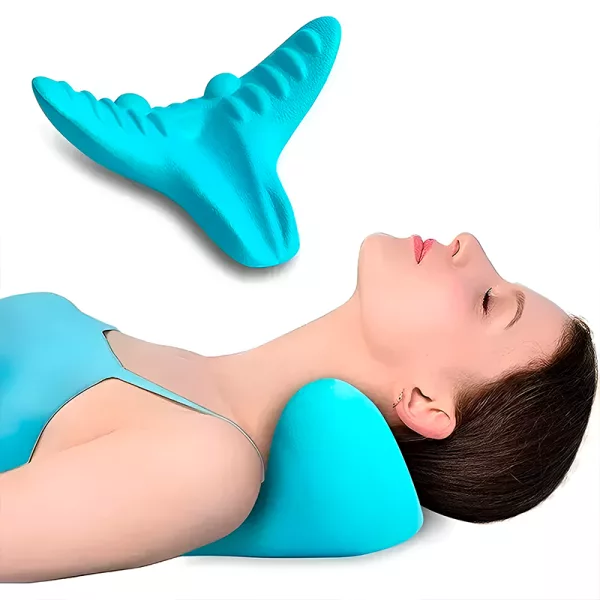 neck stretcher, cervical traction device, neck massage pillow, neck and shoulder relaxer, neck relaxer