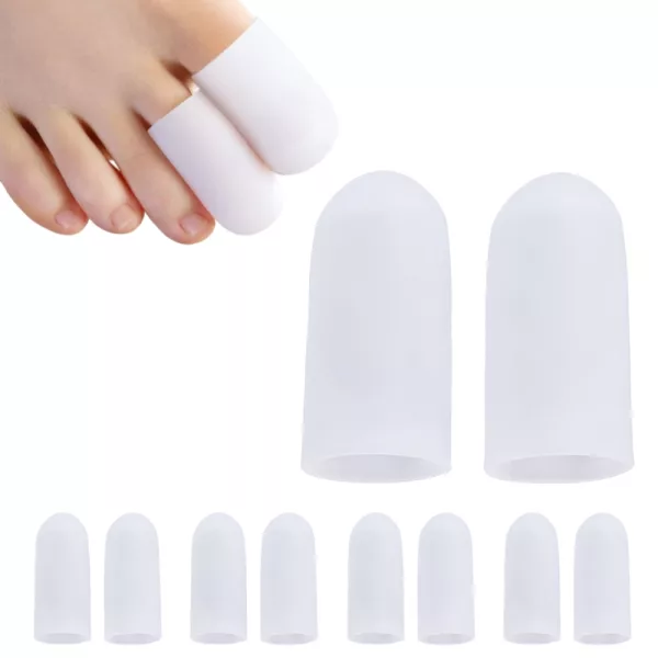 toe protector, toe caps, toe covers, silicone toe protector, corn protector, callus protector