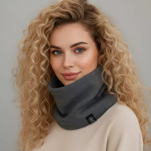 knitted scarf, ring scarf