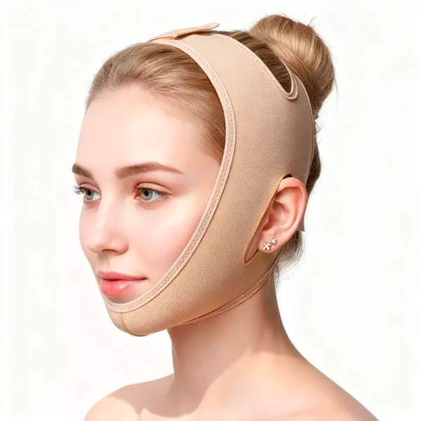 face lift band, face lift strap, double chin strap, v line face mask